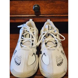 Adidas Men's Sneakers Basketball Shoes LVL029002 Size 10 Black White Lace Up